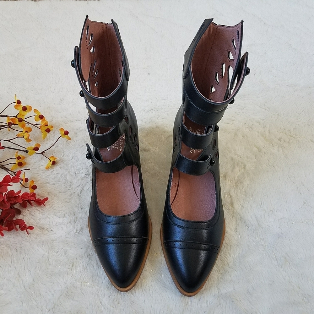 AMERICAN DUCHESS Colette Edwardian Button Boots - Picture 3 of 11